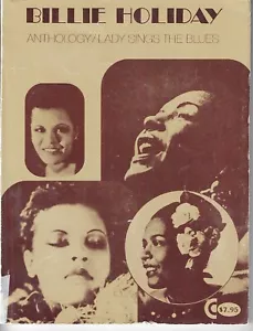 1972 BILLIE HOLIDAY ANTHOLOGY SONGBOOK Lady Sings The Blues Piano Vocal Guitar - Picture 1 of 7
