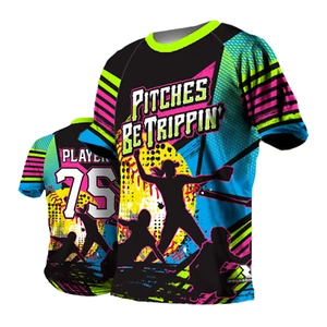 Maglia sportiva softball personalizzata unisex maglietta personalizzata stampata nome squadra numero - Foto 1 di 196