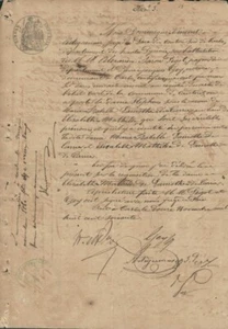 E124 FRANCE FRANCIA SEALLED PAPER 1860. 35C. PAPEL SELLADO. - Picture 1 of 3