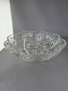 Tazón para servir precortado EPAC Anchor Hocking de colección con paneles forma festoneada difícil de encontrar - Imagen 1 de 3