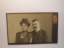 Minden i. W. - 1909 - Paar - Mann mit Bart & junge schöne Frau / CDV