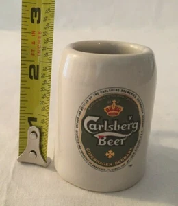 Carlsberg Beer Mini Ceramic Stein - Picture 1 of 2
