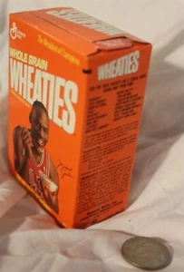 MICHAEL JORDAN WHEATIES MINI SEALED CEREAL BOX MINT CONDITION 4" x 2 3/4" - Picture 1 of 6