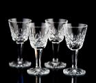 Waterford Lismore Cordial Glasses Set of 4 Elegant Vintage Crystal
