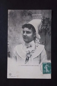 Carte postale ancienne CPA animée - Coiffe de Mariée de la Mothe-St-Héray - Picture 1 of 2