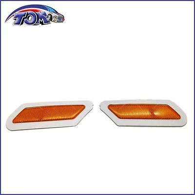 RIGHT LEFT FRONT SIDE REFLECTORS MARKER LIGHT LAMP PAIR FITS AUDI Q5 2018-2020 - Image 1 of 4