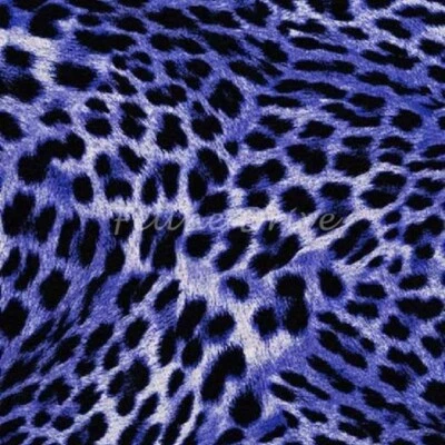 Feline Drive Fabric IN THE TROPICS Cheetah Swirl Purple - Sold by the Yard - Image 1 of 4