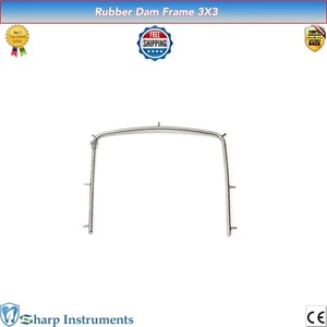 Rubber Dam Punch Frame 3X3 Stainless Steel Endodontic Surgical Tooth Instrument - Picture 1 of 1