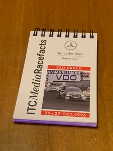 Block notes Mercedes Benz Motorsport San Paolo 1996 da collezione originale raro - Foto 1 di 8