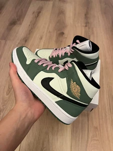 Nike Air Jordan 1 Mid SE WMNS Dutch Green 2021 Damen EU 39 US 8W - Bild 1 von 6
