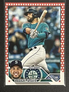 Eugenio Suarez 2023 Topps Series 2 #436 Independance Day Parallel /76 Mariners - Picture 1 of 2