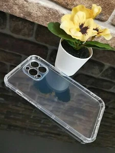 Stoßfeste durchsichtige Hülle für iPhone 12 Pro Max Mini Soft Gel Silikon Handyhülle - Bild 1 von 5