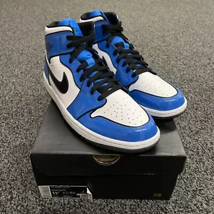 Air Jordan 1 SE Mid Signal Blue DD6834-402 Men’s Sneakers White/Blue 11.5 15 - Picture 1 of 7