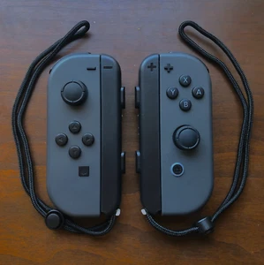 For Nintendo Switch Joy Con L & R Bluetooth Wireless Gamepad Controller w Straps - Picture 1 of 6