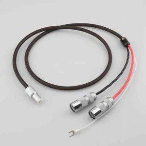 Brazo de plata pura 100 % cable fono 5 DIN Viborg cobre puro 3 pines conector XLR - Imagen 1 de 18