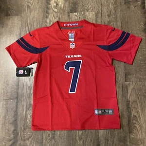 YOUTH LARGE Houston Texans #7 C.J. Stroud Stitched Red Alternate Jersey CJ - Picture 1 of 2