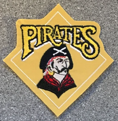 1987-96 PITTSBURGH PIRATES MLB BASEBALL VINTAGE 4.25" TEAM LOGO PATCH - Image 1 of 2