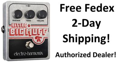 New Electro-Harmonix EHX Little Big Muff Pi Fuzz Guitar Effects Pedal - Image 1 of 2