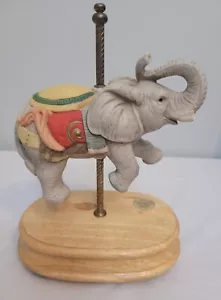 Carousel Collection Gray Elephant Limited Edition Spieluhr Vintage - Bild 1 von 6