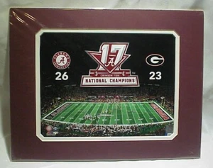 Alabama Crimson Tide 2017 National Champions Photo Custom Matted 11x14   D38 - Picture 1 of 1