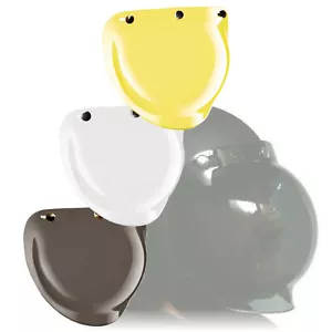 Bandit Helmets Bubble Visier für Jethelm klar gelb getönt mit Druckknöpfen Blase - Picture 1 of 4