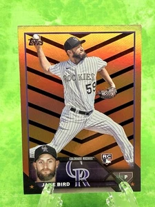 Jake Bird RC - Holiday Foil - 2023 Topps Update #US162 Colorado Rockies - Picture 1 of 11