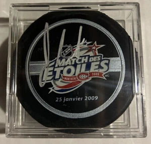 Jeff Carter Hand Signed Autograph Auto 2009 All Star Game Puck With Cube Flyers - Picture 1 of 2