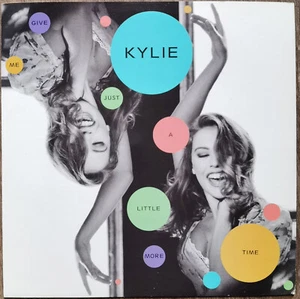 Kylie Monogue Give Me A Little More Time Do You Dare 7" Vinyl Record PWL212 1992 - Picture 1 of 4
