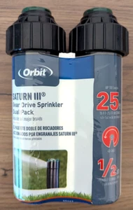 Orbit Saturn III Pop-Up Gear Drive Sprinkler Head (55469) Dual Pack - Picture 1 of 2