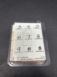 ¡Juego de once estampillas! Estampillas de goma - "Alfabeto y números de trazo de pincel" 2002 - Imagen 1 de 2