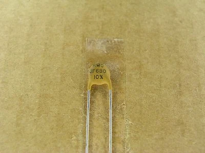 S00774-001 (10 件批量) 680 pf 1000 伏 1KV 10% 铅陶瓷电容器 — 第 1/3 张图片