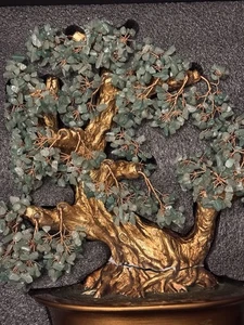 GEMBOURY Natural Aventurine (1,251 Gemstone Count) Chakra Crystal Tree (Broken) - Picture 1 of 7