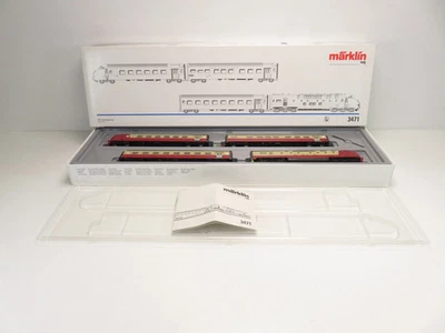 (HET047) Märklin 3471 Zugset TEE-Triebwagenzug, delta digital AC, H0, OVP - Bild 1 von 4