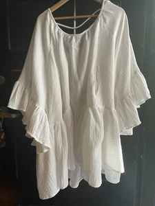 Myrah Penaloza Brida Cotton Mini Dress - Picture 1 of 2