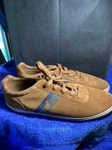 Polo Ralph Lauren Men’s Size 15 D Hanford II Brown Fashion Perf. Sport Upper Sho - Picture 1 of 8