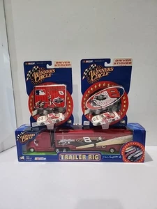 NASCAR 2 Cars & Trailer Rig 1:64 Diecast Dale Earnhardt Jr 01' 02'All-Star Games - Picture 1 of 5
