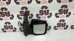Peugeot Bipper Nemo 08-15 o/s off driver right wing door mirror black 735460569 - Picture 1 of 12