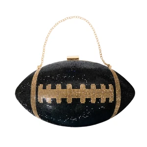 Pochette calcio Lauren Lorena impreziosita da strass 2 cinghie incluse - Foto 1 di 7