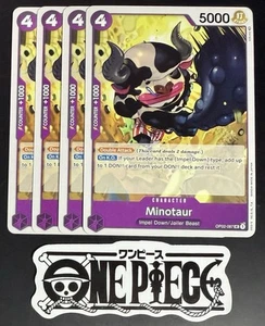 4x One Piece OP02-087 UC Minotauro - Inglés - Juego - Regular - TCG - CASI NUEVO/M - Imagen 1 de 1