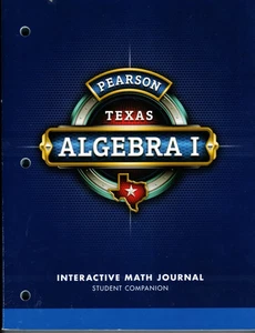 Pearson Texas Algebra 1: Student Companion - Taschenbuch Brandneu - Bild 1 von 2