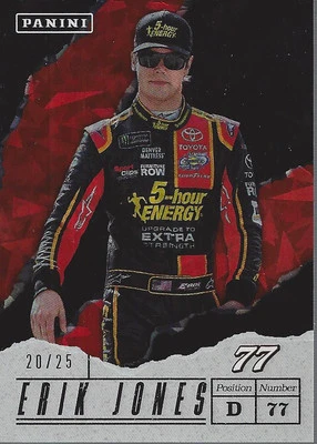 2017 Panini Father's Day Cracked Ice #72 Erik Jones RAC /25 - NM-MT - Image 1 of 2