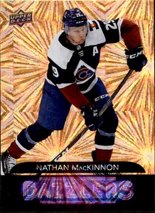 NATHAN MACKINNON 2020-21 Upper Deck Dazzlers Orange #DZ-12 Colorado Avalanche - Picture 1 of 3