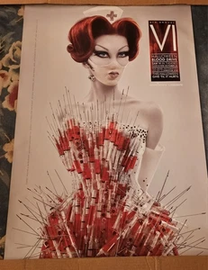 Póster original de la película SAW VI Nurse Needles de doble cara de donación de sangre 27 x 41 pulgadas - Imagen 1 de 1