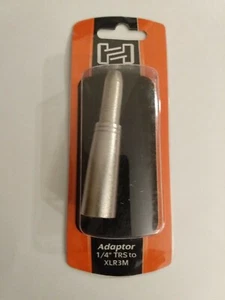 Hosa GXJ-235 - 1/4 in TRS to XLR3M Adaptor NIP - Picture 1 of 4