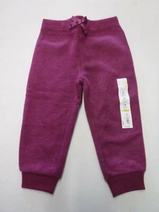 GIRLS SIZE 18 MONTHS JUMPING BEANS PURPLE BERRY JOGGER PANTS NEW #20176 - Picture 1 of 1