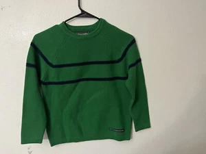 Abercrombie Boys Green Navy Blue Pullover Sweater Size Medium - Picture 1 of 6