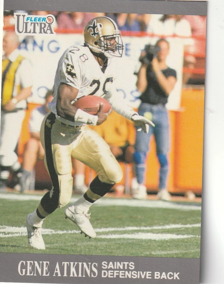 FREE SHIPPING-MINT-1991 Fleer Ultra Gene Atkins #205 SAINTS - Image 1 of 1