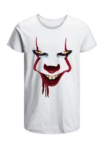T-Shirt It horror halloween Uomo Abbigliamento 100% Cotone Taglia S XXL - Imagen 1 de 3