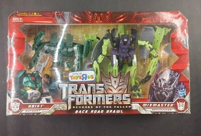 TRANSFORMERS ROTF TRU BACK ROAD BRAWL HOIST & MIXMASTER COMPLETE IN PACKAGE   - Image 1 of 4