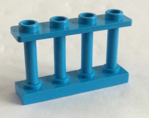 1 x LEGO RARE! 15332 Medium Azure Friends Fence/Barrier/Railing Creator/Ninjago - Picture 1 of 3